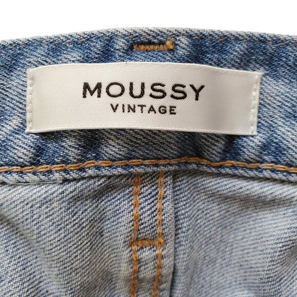 MOUSSY VINTAGE Carter Friend Tapered Denim Jeans Blue Size 28 - Picture 11 of 16